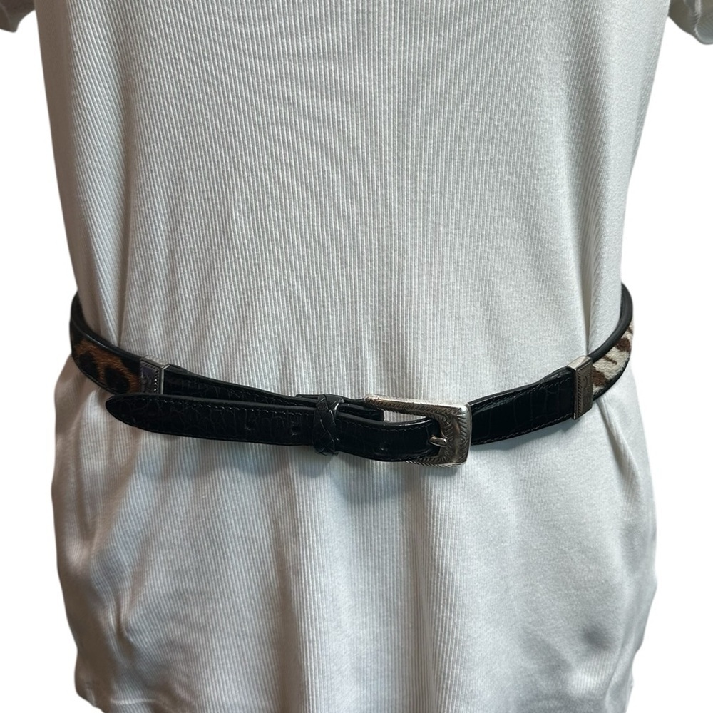 Brighton Leopard and Zebra Print Belt